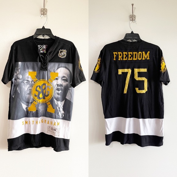 Smith & Graham MLK / Malcolm X Shirt I Have A Dream Preowned Medium - Picture 1 of 9